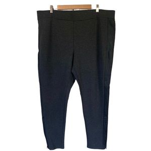 Lane Bryant Control Tech Charcoal Gray Ponte Knit Pants Size 22 NWT